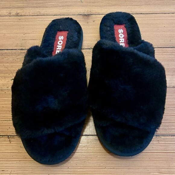 Sorel Go Mail Run slippers, black. Size 8. - Picture 2 of 11